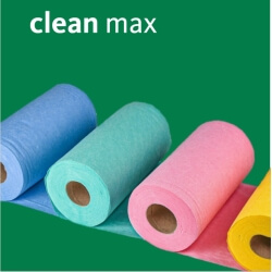 CLEAN MAX WHITE 44 Teollisuuden puhdistusliina rullassa, valkoinen. - 2
