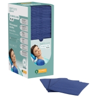 Hammaslääketieteelliset bibs pehmeä hoito plus 3PLY DISPENPERS BINING (125 kpl) - 1