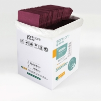 Hammaslääketieteelliset pehmeät hoito plus 3Ply Bordeaux (500 kpl) - 1