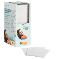 Hammaslääketieteelliset bibs pehmeä hoitostandardi 2PLY DISPENPERS WHITE: llä (4 x 125 kpl) - 1