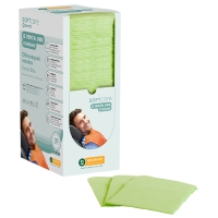 Hammaslääketieteelliset bibs pehmeä hoitostandardi 2PLY Dispenser Green (4 x 125 kpl) - 1