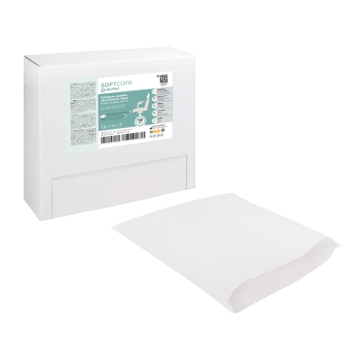 Pehmeä hoito hammaslääkärin lepokansi 29 x 30 cm - valkoinen (150kpl)