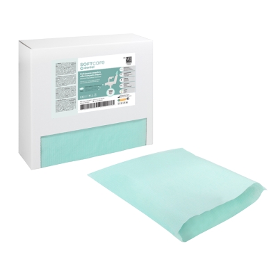 Pehmeä hoito hammaslääkärin lepokansi 29 x 30 cm - vihreä (150kpl)