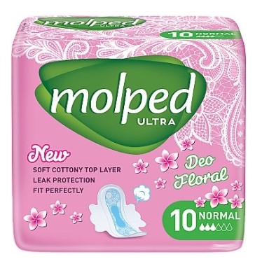 Molped deo maxi kuiva normaali saniteetti -lautasliinat