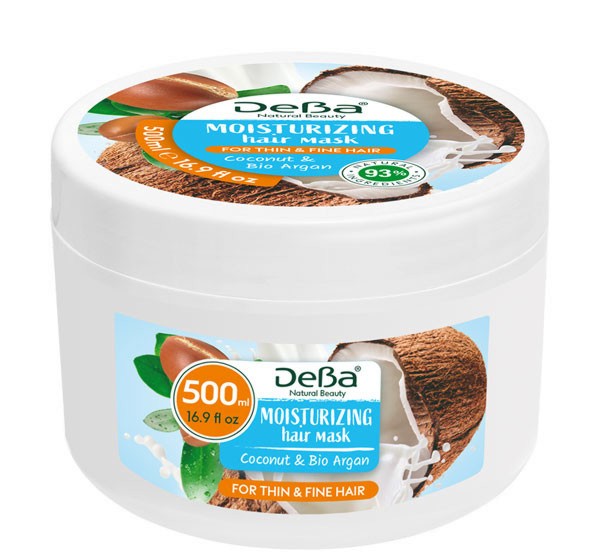 Deba Coconut & argan kosteuttava hiusnaamio