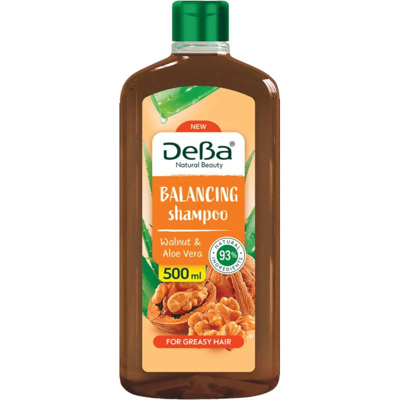 Deban pähkinä & amp; Aloe vera tasapainottava shampoo