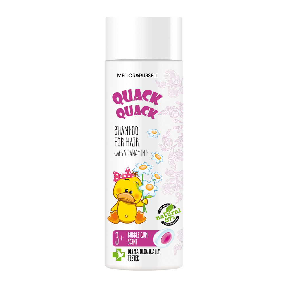 Quack Quack Lasten shampoo f-vitamiinin kanssa