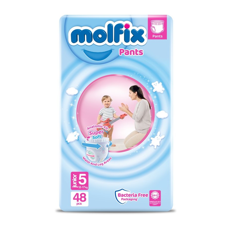 Molfix Dipers Junior (11-18 kg) 44 kpl