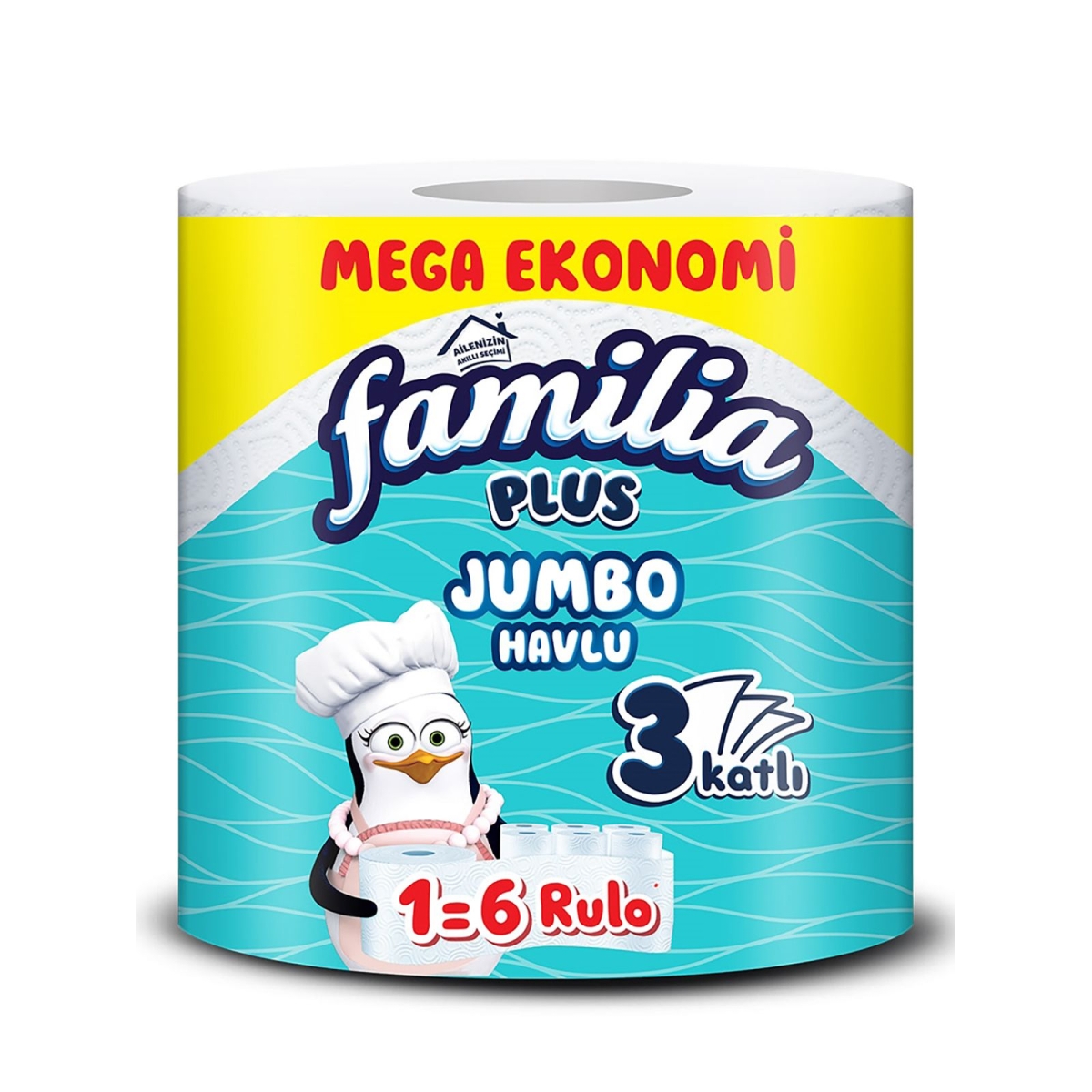 Familia Jumbo 3-kerroksinen paperipyyhe 1 = 6 /6 kpl /