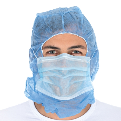 Astro-korkit, joissa on 2-kerroksinen kasvonaamio sininen | Tekstiviesti