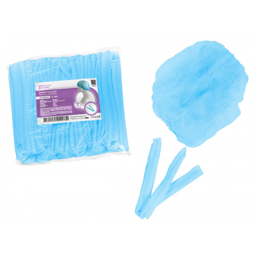 Kertakäyttöhatut  Soft Care  100tk. Sininen