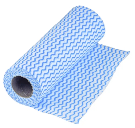 CLEAN FALA BLUE a'25 - Teollisuuspuhdistusliina rullalla. Aaltoileva