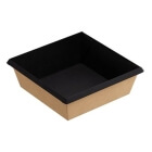 kartonkirasia musta, 550 ml, 110 х 110 x 45 mm, 50 kpl per pakkaus