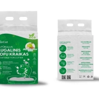 BeloCat TOFU luonnollinen kissanhiekka omenan ja kanelin tuoksulla | 6 l / 2,5 kg - 3