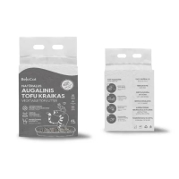 BeloCat TOFU luonnollinen kissanhiekka aktiivihiilellä | 6 l / 2,5 kg - 3
