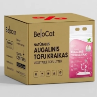 BeloCat TOFU luonnollinen kissanhiekka Viktoria’s Cat’s Secret -tuoksulla | 6 l / 2,5 kg - 2
