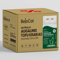 Kissanhiekka “Belocat” TOFU, 6 l / 2,5 kg (Aloe vera), 100 % luonnollinen - 2