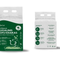 Kissanhiekka “Belocat” TOFU, 6 l / 2,5 kg (Aloe vera), 100 % luonnollinen - 3