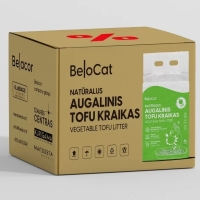 Kissanhiekka “Belocat” TOFU, 6 l / 2,5 kg (omena), 100 % luonnollinen - 2
