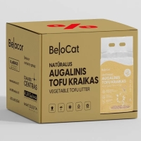 Kissanhiekka “Belocat” TOFU, 6 l / 2,5 kg (meloni), 100 % luonnollinen - 2