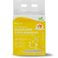 Kissanhiekka “Belocat” TOFU, 6 l / 2,5 kg (New Home), 100 % luonnollinen - 1