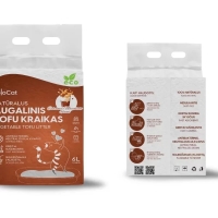 BeloCat TOFU kissanhiekka karamellimacchiaton tuoksulla | 6 l / 2,5 kg - 3
