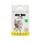 TOFU-kissanhiekka kissoille “HayBro” 7 l / 2,5 kg (sitruuna), 100 % luonnollinen