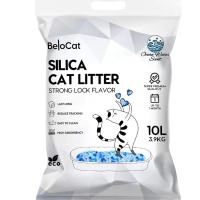 Silikageelipohjainen kissanhiekka “BeloCat” 10 l / 3,9 kg, meren tuoksu (Premium), 100 % luonnolline - 1
