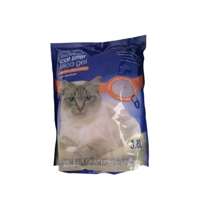 Silikageelipohjainen kissanhiekka “BeloCat” 3,8 l / 1,5 kg (Premium), 100 % luonnollinen