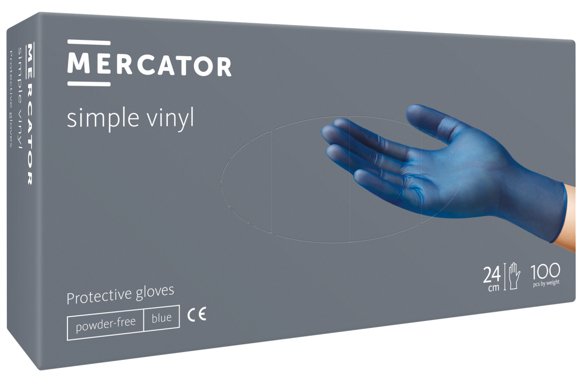 Mercator yksinkertainen vinyyli (pf sininen)