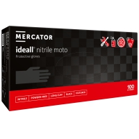 Mercator Ideall Nitrile Moto Super kestäväd nitriilkindad pikk 100tk - 1