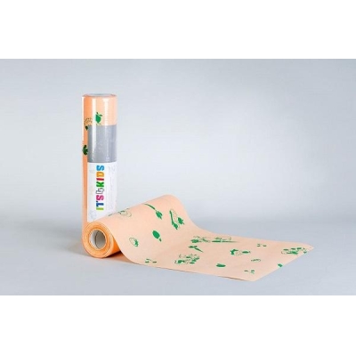 Rullat iloisilla tulosteilla aprikoosi