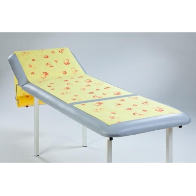 Rullat iloisilla tulosteilla keltainen