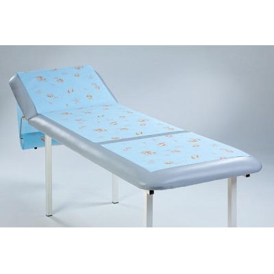 Rullat iloisilla tulosteilla sininen