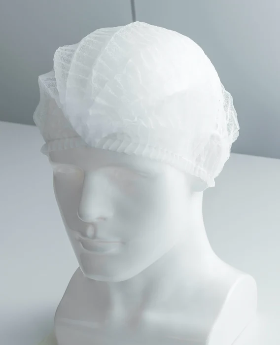 Kuitenkin kudottu korkki, “clip” -tyyppi (valkoinen) 100TK