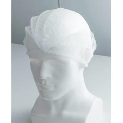 Kuitenkin kudottu korkki, “clip” -tyyppi (valkoinen) 100TK