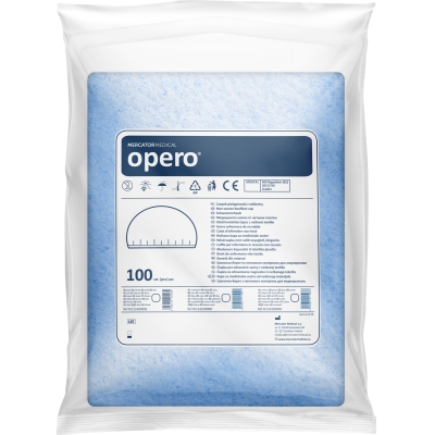 Oopperan ei -kudottu sairaanhoitajan korkki (valkoinen) - ei EAN