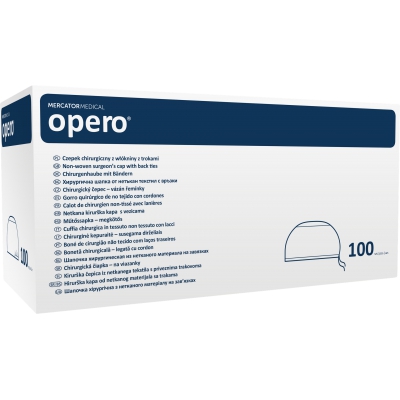 Oopperan kirurginen kuitukankki, jolla on jouset (sininen)